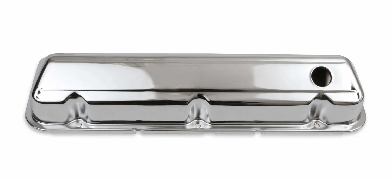 Mr. Gasket Chrome Valve Covers with Baffle - 9413